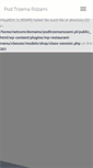 Mobile Screenshot of podtrzemarozami.pl